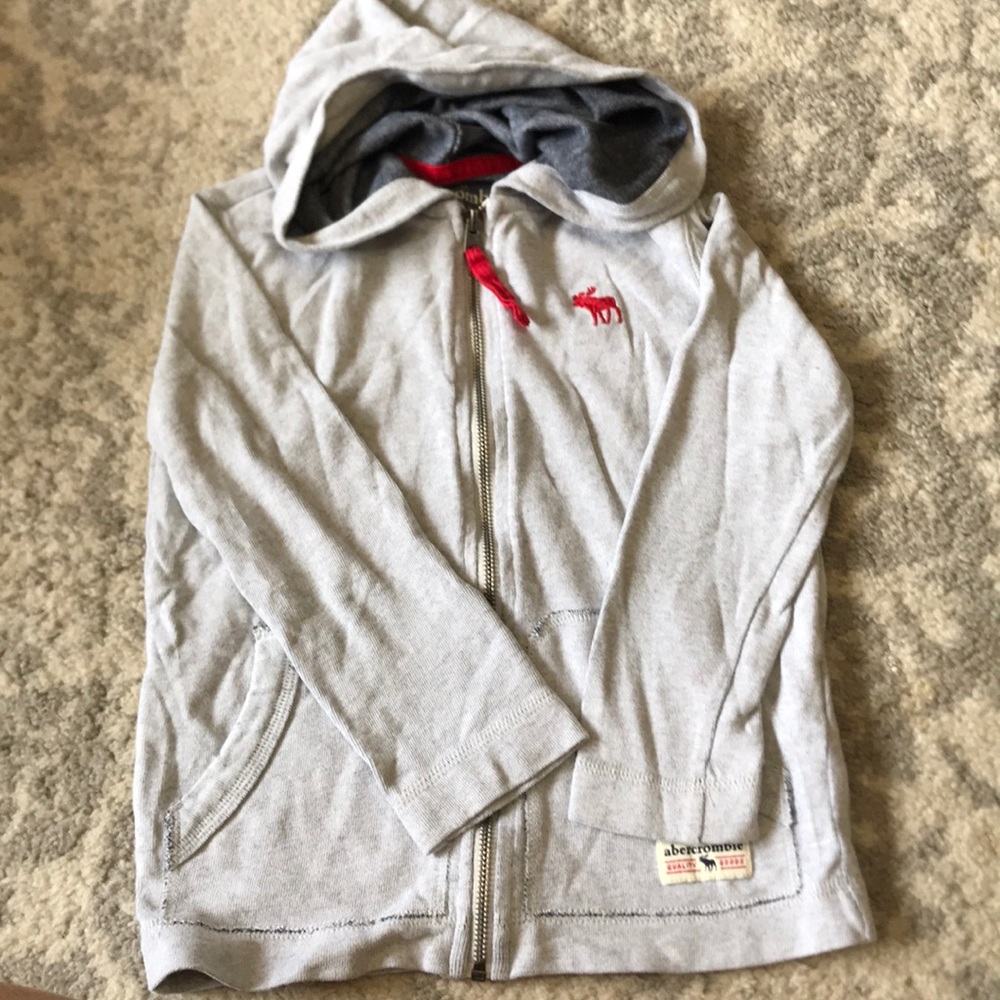 Abercrombie lightweight zip up hoodie